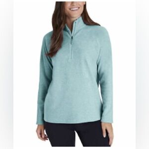 Eddie Bauer Women's 1/4 zipper fleece sweater size M.  new